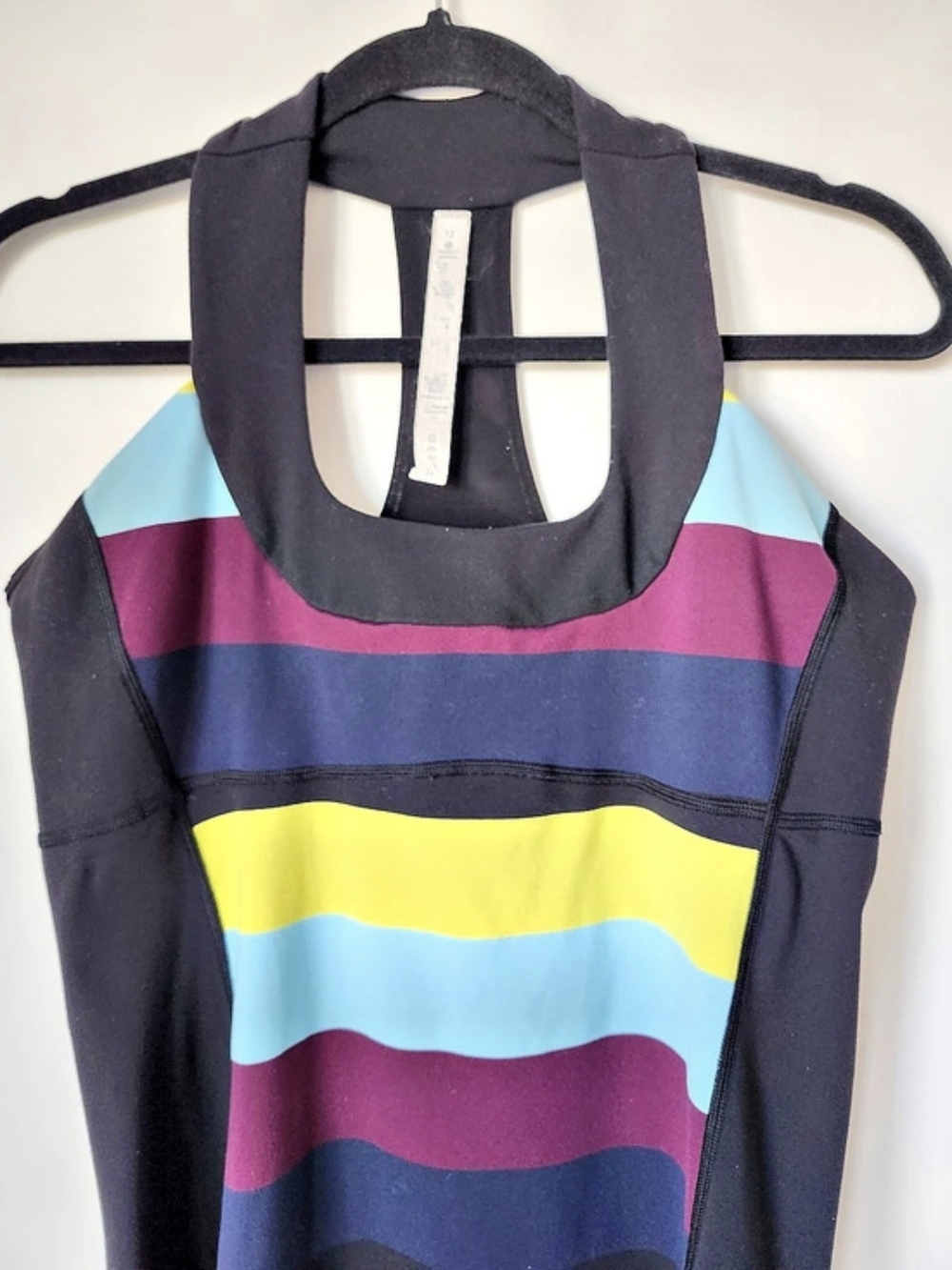 Lululemon Racerback Stripped Color Block Tank Top - Picture 4 of 8